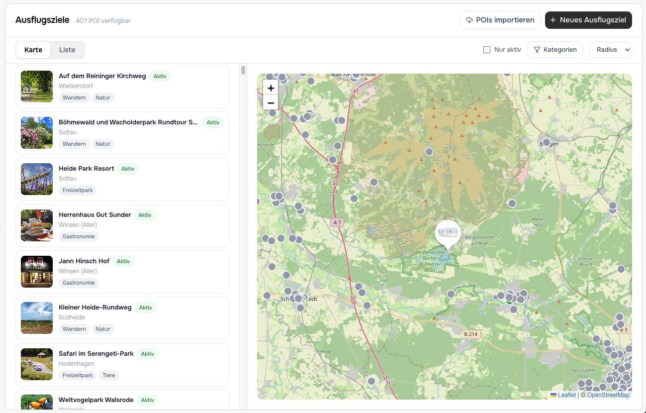 Camperr Dashboard